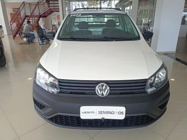 SPOTICAR Volkswagen Saveiro 1.6 Msi Robust Cs 16v Flex 2p Manual Usada - Picape Flex Branco - Sao Bento Do Sul - 500044577_2