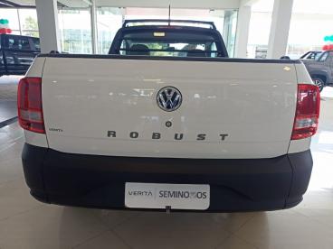 SPOTICAR Volkswagen Saveiro 1.6 Msi Robust Cs 16v Flex 2p Manual Usada - Picape Flex Branco - Sao Bento Do Sul - 500044577_5