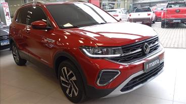 SPOTICAR Volkswagen T-cross 1.4 250 Tsi Total Flex Highline Automatico Usada - Picape Flex Vermelho - Carazinho - 500042055_2