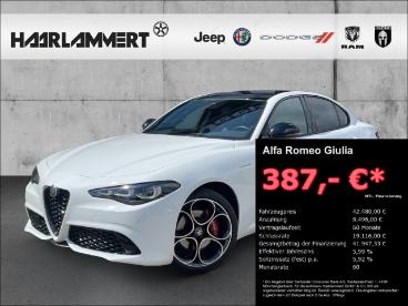SPOTICAR Alfa Romeo Giulia Veloce Q4 Panorama+sportsitze+acc+leder Gebraucht - Limousine Benzin Weiß - Hasbergen - 801289987_1