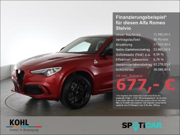 ALFA ROMEO CERTIFIED Alfa Romeo Stelvio Quadrifoglio Q4 2.9 V6 Bi-turbo 4x4 Led Leder Gebraucht - Suv Benzin  - Aachen - 1046021_1