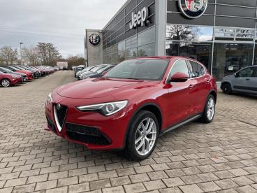 ALFA ROMEO CERTIFIED Alfa Romeo Stelvio Super Q4 Navi, Ahk, Kamera, Memory-sitze Gebraucht - Suv Benzin Rot - Würzburg - 1085152_1