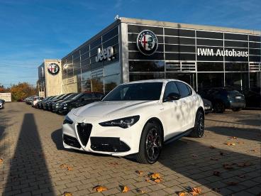 SPOTICAR Alfa Romeo Stelvio Veloce Q4 Elektr. Ahk, Premium-paket Gebraucht - Suv Benzin Weiß - Würzburg - 801205422_1