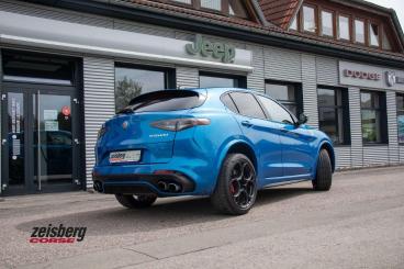 ALFA ROMEO CERTIFIED Alfa Romeo Stelvio Qv 2.9l V6 At8-q4 Vom Ar Vertragshandler Gebraucht - Suv Benzin Hellblau - Moenchweiler - 1248301_2