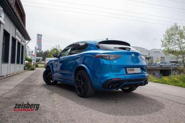 ALFA ROMEO CERTIFIED Alfa Romeo Stelvio Qv 2.9l V6 At8-q4 Vom Ar Vertragshandler Gebraucht - Suv Benzin Hellblau - Moenchweiler - 1248301_3