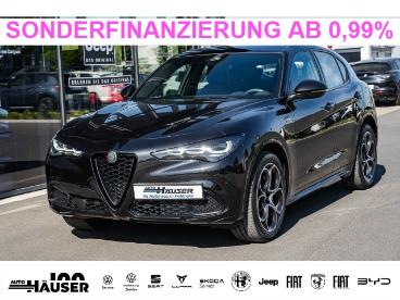 ALFA ROMEO CERTIFIED Alfa Romeo Stelvio Veloce 2.2 Diesel Q4 El. Heckkl. Navi Kamera Matri Gebraucht - Suv Diesel Schwarz - Pohlheim - 1276479_1