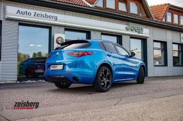 ALFA ROMEO CERTIFIED Alfa Romeo Stelvio Veloce 2.0 Q4-at8 Scheckheft/21 Gebraucht - Suv Benzin Hellblau - Moenchweiler - 1336766_2