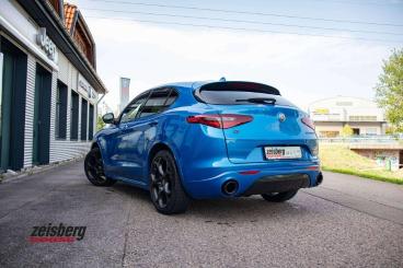 ALFA ROMEO CERTIFIED Alfa Romeo Stelvio Veloce 2.0 Q4-at8 Scheckheft/21 Gebraucht - Suv Benzin Hellblau - Moenchweiler - 1336766_3