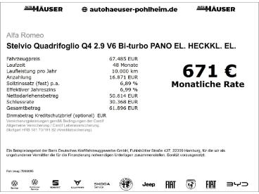 SPOTICAR Alfa Romeo Stelvio Quadrifoglio Q4 2.9 V6 Bi-turbo Pano El. Heckkl. E Gebraucht - Suv Benzin Schwarz - Pohlheim - 801344011_3