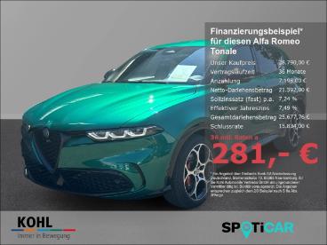 ALFA ROMEO CERTIFIED Alfa Romeo Tonale Veloce 1.5 Vgt 160 Ps Keyless Shz Acc Multif.lenkr Gebraucht - Suv Benzin Grün - Aachen - 1325032_1