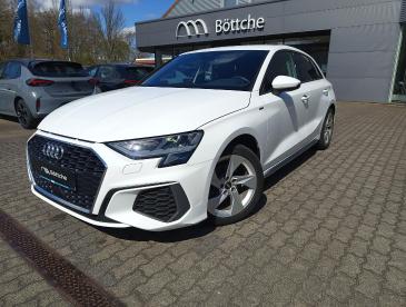 SPOTICAR Audi A3 30 Tfsi S Line Led/navi/shz/dab/pdc/allwetter Gebraucht - Limousine Benzin Weiß - Bad Belzig - 1201119281_2