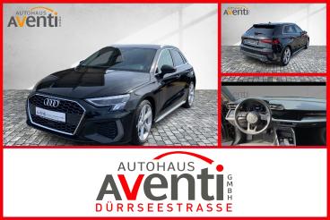 SPOTICAR Audi A3 Sportback 35 S-line *spurh*leder*led*dsg*pdc* Gebraucht - Limousine Diesel Schwarz - Bamberg - 1201126031_1