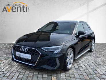 SPOTICAR Audi A3 Sportback 35 S-line *spurh*leder*led*dsg*pdc* Gebraucht - Limousine Diesel Schwarz - Bamberg - 1201126031_2