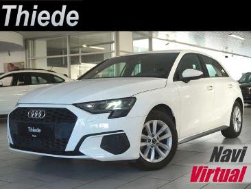 SPOTICAR Audi A3 Sportback 35 Tfsi Navi/led/sport/shz/virt/dab Gebraucht - Limousine Benzin Weiß - Schöningen - 1201187385_1