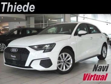 SPOTICAR Audi A3 Sportback 35 Tfsi Navi/led/sport/shz/virt/dab Gebraucht - Limousine Benzin Weiß - Schöningen - 1201226087_1