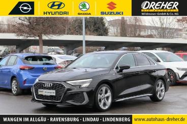 SPOTICAR Audi A3 35 1.5 Tfsi Limousine S Line Navi/sitzhzg Gebraucht - Limousine Benzin Schwarz - Wangen Im Allgäu - 1201235427_1