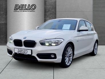 SPOTICAR Bmw 1er 118 D Sport Line 2.0 Navi-business Sitzhzg. El. Panoda Gebraucht - Limousine Diesel Weiß - Stralsund - 1201214280_1