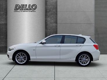 SPOTICAR Bmw 1er 118 D Sport Line 2.0 Navi-business Sitzhzg. El. Panoda Gebraucht - Limousine Diesel Weiß - Stralsund - 1201214280_2