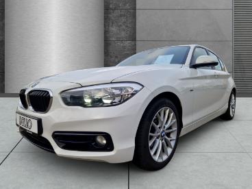 SPOTICAR Bmw 1er 118 D Sport Line 2.0 Navi-business Sitzhzg. El. Panoda Gebraucht - Limousine Diesel Weiß - Stralsund - 1201214280_4
