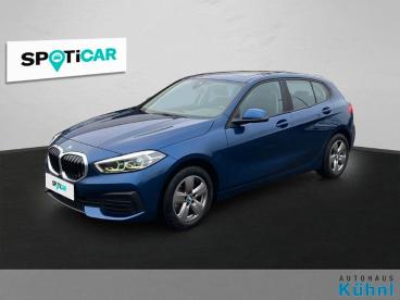 SPOTICAR Bmw 1er 118 I Advantage/autom./ahk/panodach/navi Gebraucht - Limousine Benzin Hellblau - Hassfurt - 1201215460_1