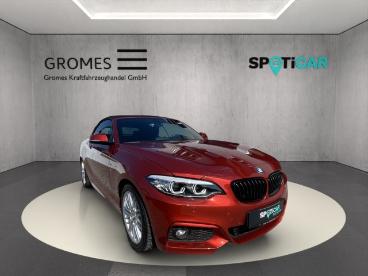 SPOTICAR Bmw 2er 220 220i M Paket Dab H&k Sitz/lenkradhzg Navi Pdc Led Gebraucht - Coupé-cabrio Benzin Orange - Wartenberg - 1201291772_1