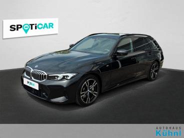 SPOTICAR Bmw 3er 330 Ixdrive Touring M Sport/autom./ahk/parkassi. Gebraucht - Coupé-cabrio Benzin Schwarz - Hassfurt - 1201309251_1