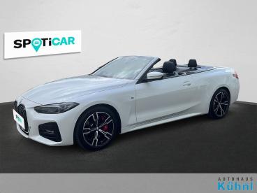 SPOTICAR Bmw 4er 420 I Cabrio M Sport/navi Prof./leder/parkassi. Gebraucht - Coupé-cabrio Benzin Weiß - Hassfurt - 1201148895_1