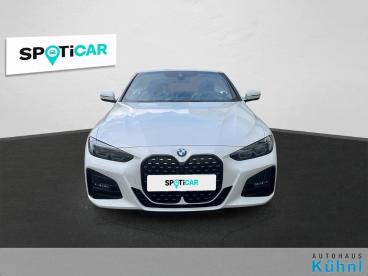 SPOTICAR Bmw 4er 420 I Cabrio M Sport/navi Prof./leder/parkassi. Gebraucht - Coupé-cabrio Benzin Weiß - Hassfurt - 1201148895_2