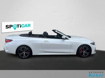 SPOTICAR Bmw 4er 420 I Cabrio M Sport/navi Prof./leder/parkassi. Gebraucht - Coupé-cabrio Benzin Weiß - Hassfurt - 1201148895_4