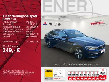 SPOTICAR Bmw 5er 520 D Lim Luxury Led Navi Pano Kam Shz Sthz Lhz Gebraucht - Kombi Diesel Blau - Berlin - 1201271953_2