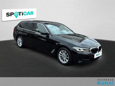 SPOTICAR Bmw 5er 520 D Xdrive Touring Autom./navi Prof./leder/ahk Gebraucht - Kombi Diesel Schwarz - Hassfurt - 1201311679_3