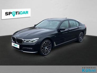 SPOTICAR Bmw 7er 730 D Xdrive Komfortsitze/laser/360°/softclos/hud Gebraucht - Limousine Diesel Schwarz - Hassfurt - 1201270543_1
