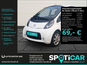 SPOTICAR Citroën C-zero Modell 2018 Klimaautom. Dab Lederlenkrad Allwetter Gebraucht - Kleinwagen Elektro  - Eschweiler - 1201213940_1