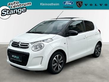 SPOTICAR Citroën C1 Airscape Shine Faltdach Sitzheizung Carplay Klimaa Gebraucht - Kleinwagen Benzin Weiß - Kleinostheim - 1201304010_1
