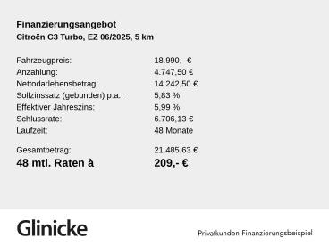 SPOTICAR Citroën C3 Turbo 100 S&s Max Gebraucht - Kleinwagen Benzin  - Kassel - 1201168536_2