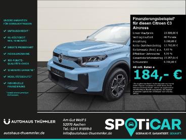 SPOTICAR Citroën C3 Aircross Turbo 100 You Klima Pdc Hud Spurhalteass. Verkehrs Gebraucht - Suv Benzin  - Aachen - 1201172115_1