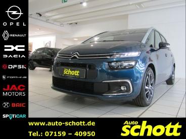 SPOTICAR Citroën C4 Spacetourer Shine 1.2 131ps 7-sitzer Nav Kam Gebraucht - Familienauto Benzin Blau - Magstadt - 1201312972_1