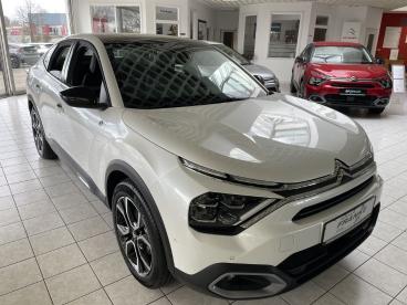 SPOTICAR Citroën C4 E-c4 X Shine*kamera*shz*leder*navi*schiebedach* Gebraucht - Suv Elektro Weiß - Bischofswerda - 1201314459_1