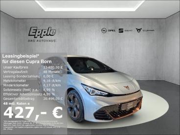SPOTICAR Cupra Born Edition Dynamic 170 Kw (231 Ps) 60 Kwh Navi Gebraucht - Limousine Elektro Silber - Rutesheim - 1201309851_1