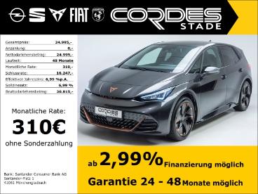 SPOTICAR Cupra Born Acc Verkehrszeichenerk. Ruckfahrkam. (25) Gebraucht - Limousine Elektro Grau - Stade - 1201311699_1