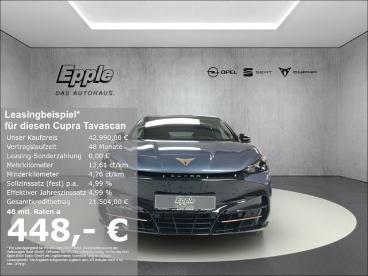 SPOTICAR Cupra Tavascan Vz 4drive 250 Kw (340 Ps) 77 Kwh Navi M Gebraucht - Geländewagen Elektro Blau - Rutesheim - 1201326076_1