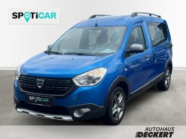 SPOTICAR Dacia Dokker Stepway Plus Navi Acc Apple Carplay Android Auto F Gebraucht - Van Benzin Blau - Homburg - 1201308007_1