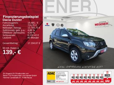 SPOTICAR Dacia Duster Urban 1.3 6mt Navi Klima Cam Shz Gebraucht - Suv Benzin Schwarz - Berlin - 1201313218_2