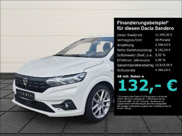 SPOTICAR Dacia Sandero Tce 100 Eco-g Comfort Lpg Navi Kamera Klimaaut. Al Gebraucht - Kleinwagen Lpg Weiß - Eschweiler - 1201194689_1