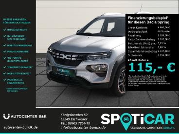 SPOTICAR Dacia Spring Extreme Kamera Pdc Hinten Allwetterreifen Gebraucht - Kleinwagen Elektro  - Eschweiler - 1201243288_1