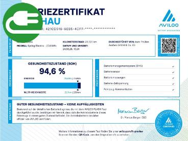 SPOTICAR Dacia Spring Extreme Ccs Navi Pdc Leder Bluetooth Klima Spring Gebraucht - Kleinwagen Elektro Blau - Aachen - 1201316791_2