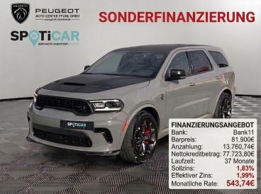 SPOTICAR Dodge Durango 6.2 Srt Hellcat 4x4 V8 Hemi Gebraucht - Geländewagen Benzin Grau - Bitterfeld - 1201339850_1