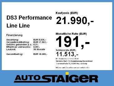 DS CERTIFIED Ds Ds 3 3 Performance Line Led*klimaautomatik*lm* E-tense Gebraucht - Suv Elektro Weiß - Stuttgart - 1166082_4