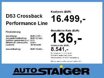 DS CERTIFIED Ds Ds 3 Crossback 3 Crossback Performance Line + *navi*klima*led* E- Gebraucht - Suv Elektro  - Stuttgart - 1196935_4