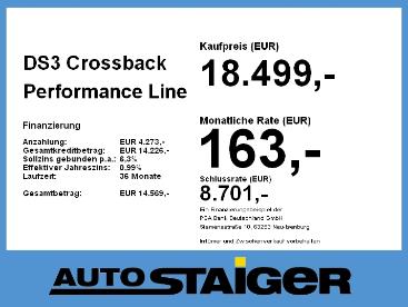 DS CERTIFIED Ds Ds 3 Crossback 3 Crossback Performance Line + Lm*navi* E-tense Pe Gebraucht - Suv Elektro  - Stuttgart - 1200631_4